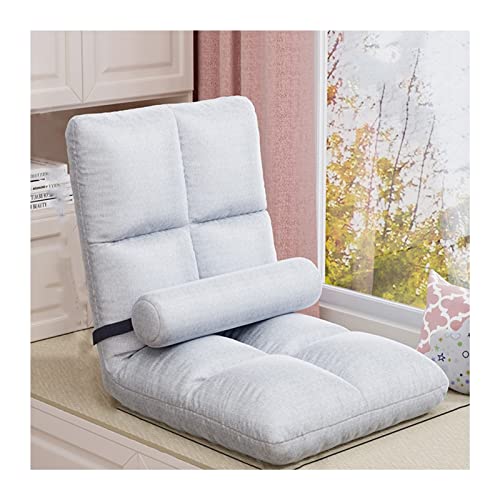 Chaise de sol pour le jeu et le sommeil canapé paresseux orange pliable intérieur