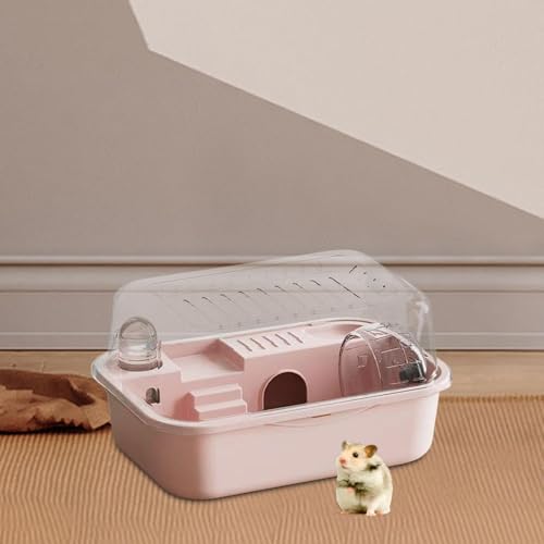 Cage hamster avec couvercle ouvrable pour éviter les fuites de rats