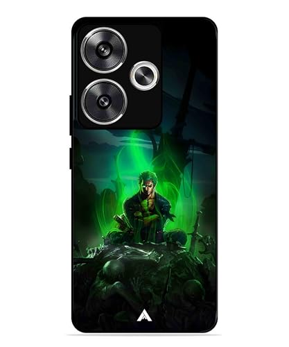 Image of Premium Anime 1 Case for Poco F6 (Glossy Finish) Soft-Touch Metal TPU Back Cover, Shockproof, Designer, Aesthetic Mobile Phone Case