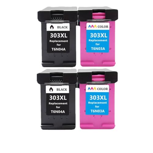 Cartouche 303XL pack de 4 encre compatible imprimante Envy 6230 6222 7130 6220 7132