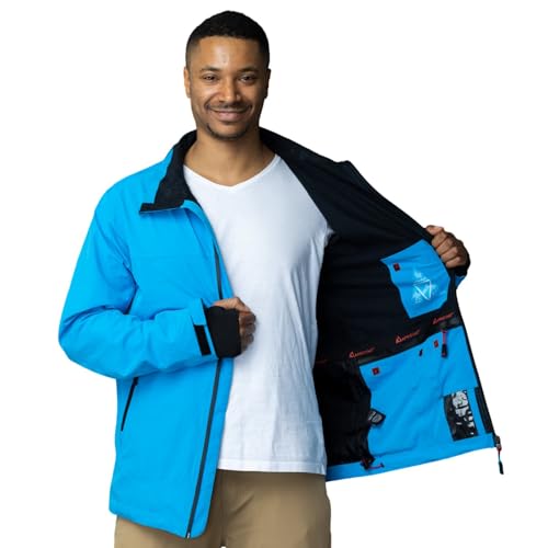 Image of Apricoat Adventure 2.0 Warm Winter Jacket Insulated, Hooded, Waterproof and windproof Coat for Travelling, Hiking, Trekking