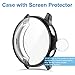 EZCO 3-Pack Screen Protector Compatible with Samsung Galaxy Watch Active 2 40mm 44mm (Not for Galaxy Watch 4), Plated Soft TPU Case Full Coverage Screen Protective Cover Bumper for Active 2 Watch