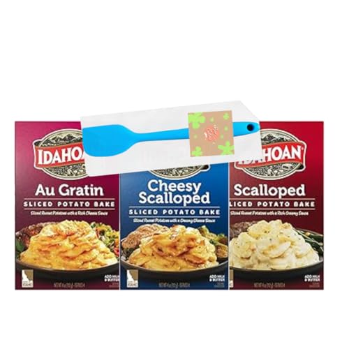 Scalloped Au Gratin Idaho Potatoes 3-Pack with Spatula