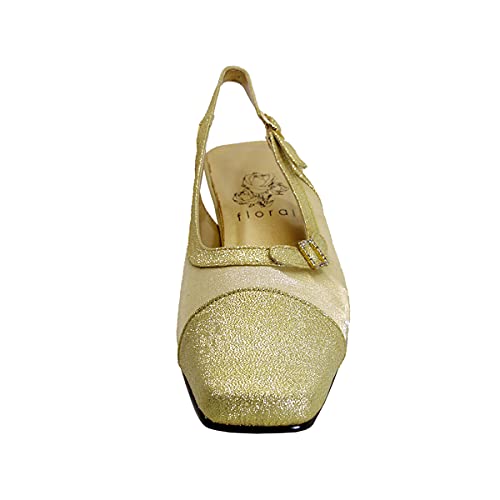 Floral Ila Women's Wide Width Square-Toe Slingback Pumps2