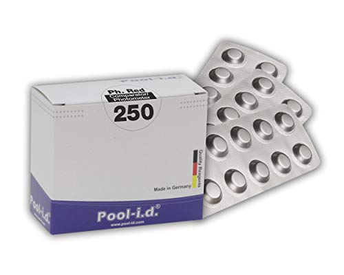 WATER-I.D. Reactivo para fotómetro Test de PH - Phenol Red, 250 tabletas