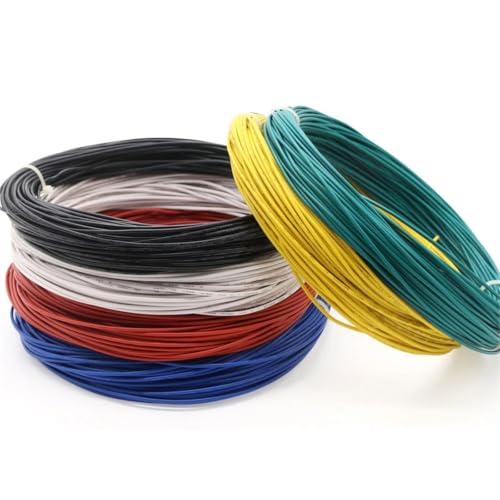Cable UL1569 de cobre estañado y PVC amarillo de 14AWG para tira LED de 2 metros