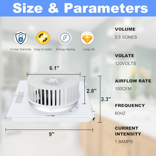 8663RP B Unit for NuTone,8664RP B Unit for NuTone 8663RP,Motor Assembly 97017705 Replacement Fan Motor for 8664RP 671R 672R Broan 750 751 752,Replaces JA2B104N/86933000