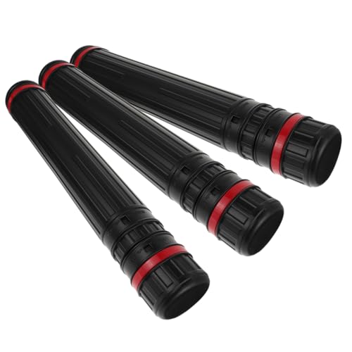 SEWACC Portable Telescopic Painting Tube Art Storage Container Cardboard Tube for Crafts 3 Pack