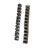 Tira de silicona conductora de goma de contacto for teclas Korg SP-170 SP180 SP280 B1 B2(1 piece 12 keys)