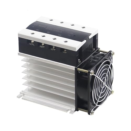 Relais statique triphasé SSR-3 80DA ensemble complet haute performance 380V