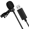 Dericam USB Desktop and Laptop Computer Microphone, 360° Omnidirectional Condenser Mic, PC Microphone for Tele…