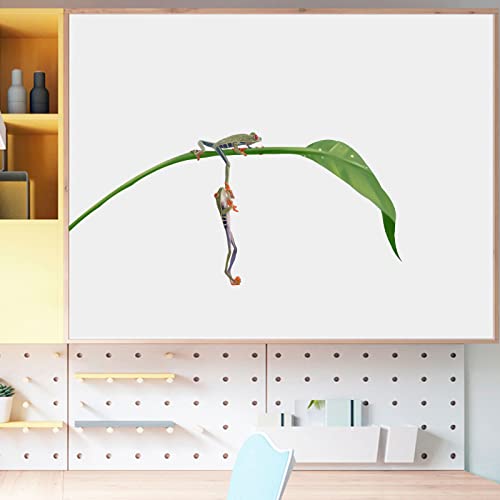 Vinilo decorativo de rana arborícola con ojos rojos miniatura 2