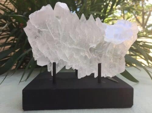 ZnranyiiXY 8.25" Display Stand Gemstone Mineral Specimen Stand Citrine Amethyst Geode Stand