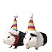 Barn Eleven 2pcs Hamster Guinea Pig Mini Caps Hamster Hat Rabbit Bunny Hat,Festival Party Small Animals Rainbow Headwear Accessories for Pets