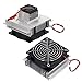 Refrigeration Cooler Dual Core Cooling Fan System, Air Cooling Device with 70W Power 4 6A Current, Dual Cooling Fan Kit for Industrial Equipment, Includes Heatsinks, Windshield, Si