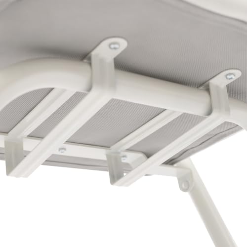 Image of 2Pcs Folding Bar Stool with Backrest, 30 Inch Tall Foldable Stool Chair Metal Frame Portable Chairs Portable Bar Chair Collapsible Stools Barstools w /Leather Padded for Kitchen Shop Cafe (2PCS /White)