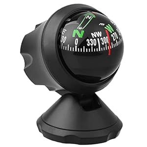 SANON Auto Kompas Inclinometer Auto Gids Bal Hoek Helling Niveau Meter Finder Tool Balancer Meetapparatuur Voor Auto Voertuig Zee Marine Boot Schip Buiten Reis