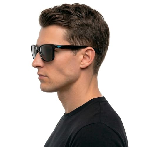 Image of Nike EV1122-011 Endeavor Sunglasses Black /Neptune Green Frame Color, Grey With Mint Green Lens