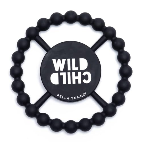 Image of Baby Teether by Bella Tunno, Silicone Teethers for Babies 3-6 Months, 6-12 Months, Baby Toys, Pacifier, Teething Relief, Boys, Girls, Wild Child