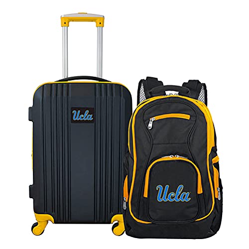 Denco University of California Los Angeles Bruins 2-Piece Luggage Set, Includes 21-inch Two-Tone Hardcase Spinner and 19