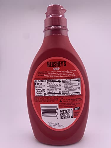 Hershey Syrup Variety Pack, 3 Flavors- Hershey Chocolate Syrup 24Oz, Hershey Strawberry Syrup 22Oz, And Hershey Caramel Syrup 22Oz. 3 Hersheys Syrup Bottles By Snackivore. #TOP6