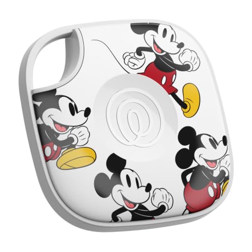 Image of Life360 Tile - Mickey Mouse - Bluetooth Tracker, Keys Finder and Item Locator for Keys, Bags and More. Phone Finder. Both iOS and Android Compatible. 1-Pack (White)