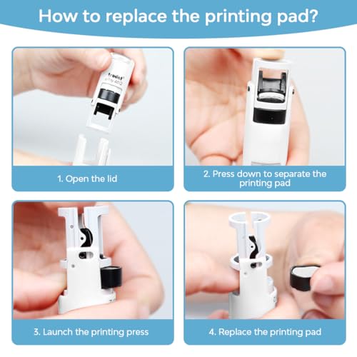 Haken-Stempel✓ Selbstfärbestempel 12x12mm grün klar praktisch für Lehrer Büro Check-in, eierstempel personalisiert, eierstempel