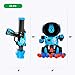 Boley Robot Blast Poppers - 27 Piece Shooting Game Playset with Robot Target, Foam Balls and Toy Guns for Boys and Girls - Fake Toy Gun for Kids Ages 6 and Up