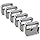 6-Pack M-K231 M Tape Compatible Label Tape Replacement for Brother P-Touch M231 MK231 M-231 M-K231S 12mm 0.47'' White Work with Brother Ptouch PT-65 PT-M95 PT-90 PT-70 PT-80 PT-70BM PT-45 Label Maker
