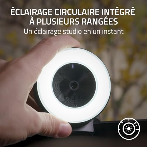 Webcam RAZER Kiyo Éclairage circulaire HD Autofocus - vue 6