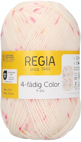 Regia Handstrickgarn 4-fädig Color, pink candy, 50g