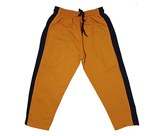Image of indi weaves Girls and Boys-Unisex Fleece and Polyester Track Pants for Winters Pack of 2