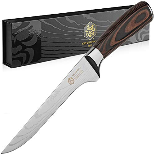 Kessaku 6-Inch Boning Knife - Samurai Series - High Carbon 7Cr17MoV Stainless Steel with Blade Guard