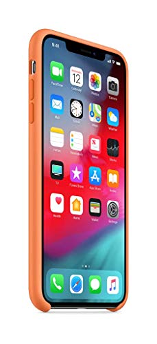Image of Apple iPhone Xs Max Silicone Case - Papaya Orange