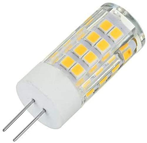 TIST LED de Ahorro de energía de la lámpara rebordea Granos de la lámpara 220V G9 Lámpara Granos del LED G9 22v0 Detalle 2 Pin Plug-in 5W Bulbo (Size : Warm White)