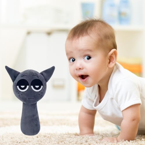 Image of Grey Sprunki Plush Toys