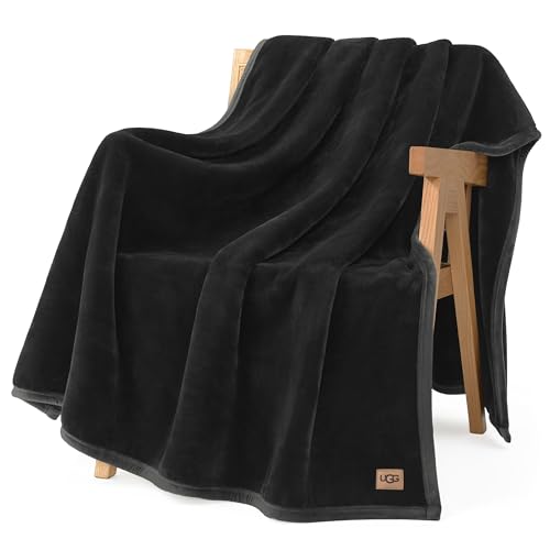 UGG Coco Throw Blanket Black