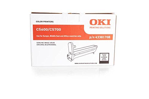 Tambour noir original OKI 43381708 pour renouveler l'impression C5700