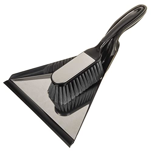 SIDCO Schaufel und Besen Edelstahl Kehrgarnitur Kehrset Garnitur Design...