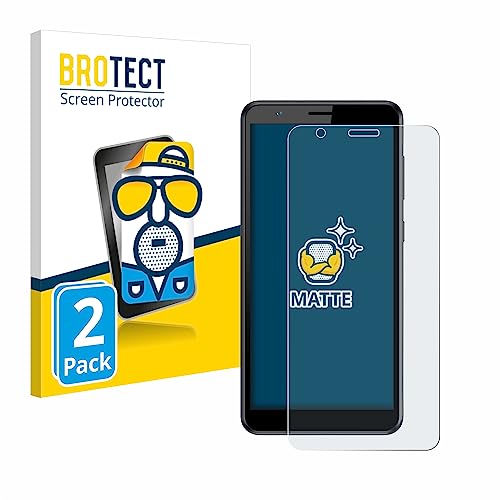 BROTECT Protector Pantalla Anti-Reflejos para ZTE Blade A31 (2 Unidades) Película Mate Anti-Huellas
