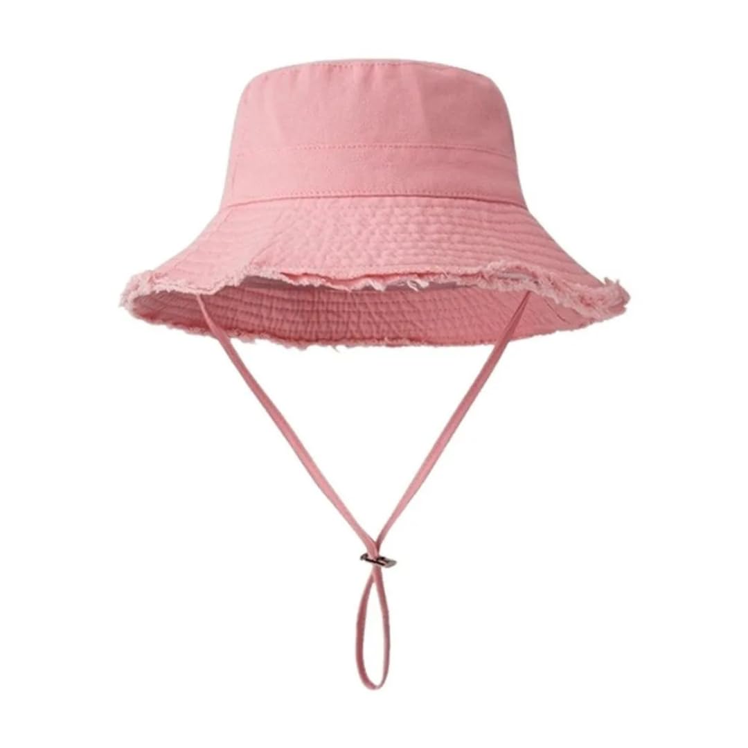 Style Bucket Hat Verstellbare Sunfisherman-Mütze Großkrempig Farbe Vier Jahreszeiten