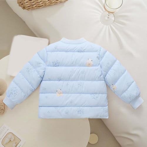 XOGWVJ Girls Winter Puffer Jacket Warm Zip Up Quilted Coats 2-8 Years - image 9