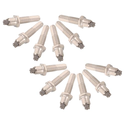 Puntas metálicas hexagonales Hemobllo para bastones de trekking, pack de 12 repuestos de montaña
