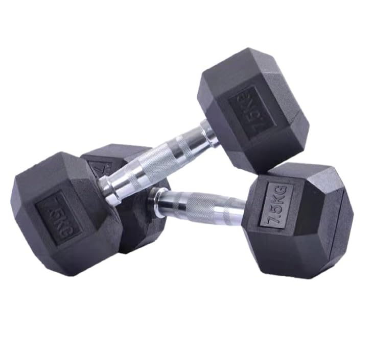 Generico Manubri Palestra Coppia Esagonali da 2,5KG A 50KG Casa Home Gym Bodybuilding Bilanciere Pesi Peso Fisso…