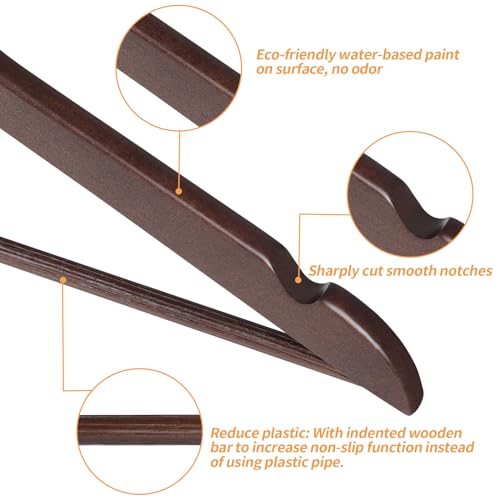 Amazon Basics WHE06613202 Wood Suit Clothes Hangers thumb #2