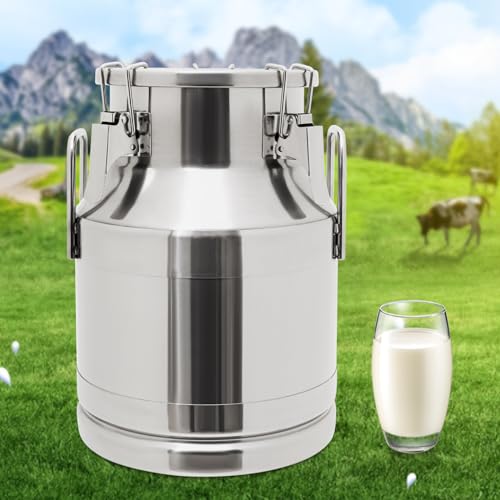 Pot à lait 10 l en inox pour conserver vos récoltes de la ferme à la cuisine - 3