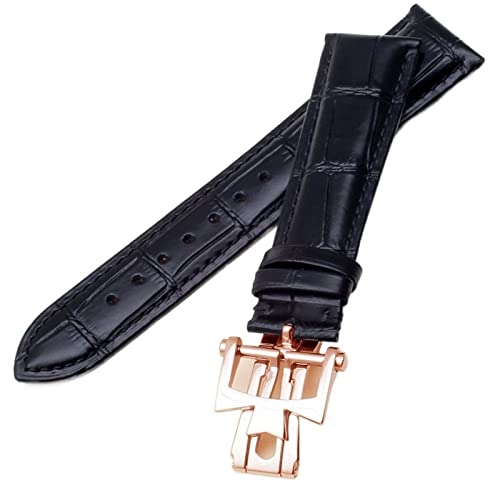 Bracelet de montre en cuir véritable 20mm pour Vacheron Constantin