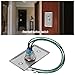 SING F LTD Waterproof Door Bell Lighting Pressure Button Switch With LED NO&NC 304 Stainless Steel Wireless Doorbell 12V Luminous Button LED Flash 87x51mm