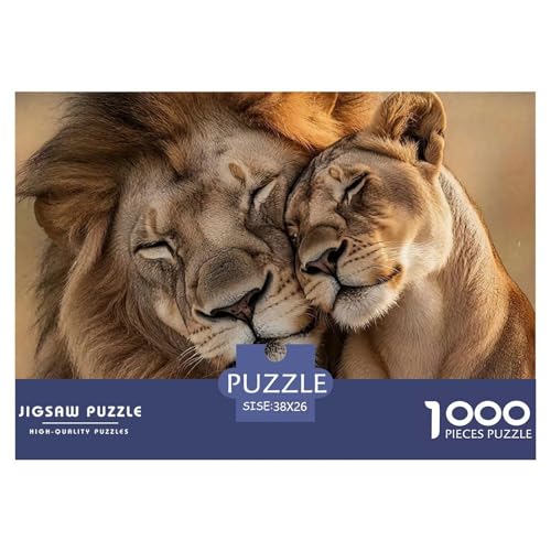 LeonesPuzzle De 1000 Piezas para Adultos Y Niños Puzzle Animales Un Rompecabezas Desafiante Rompecabezas 38x26cm/1000pcs