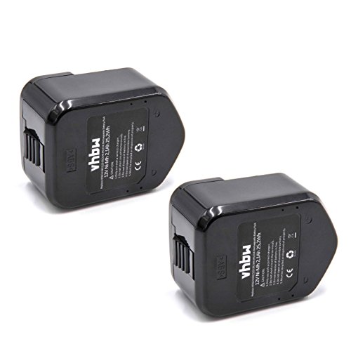 Batterie 12V Hitachi vhbw de remplacement durable pour prolonger vos sessions de bricolage - 2
